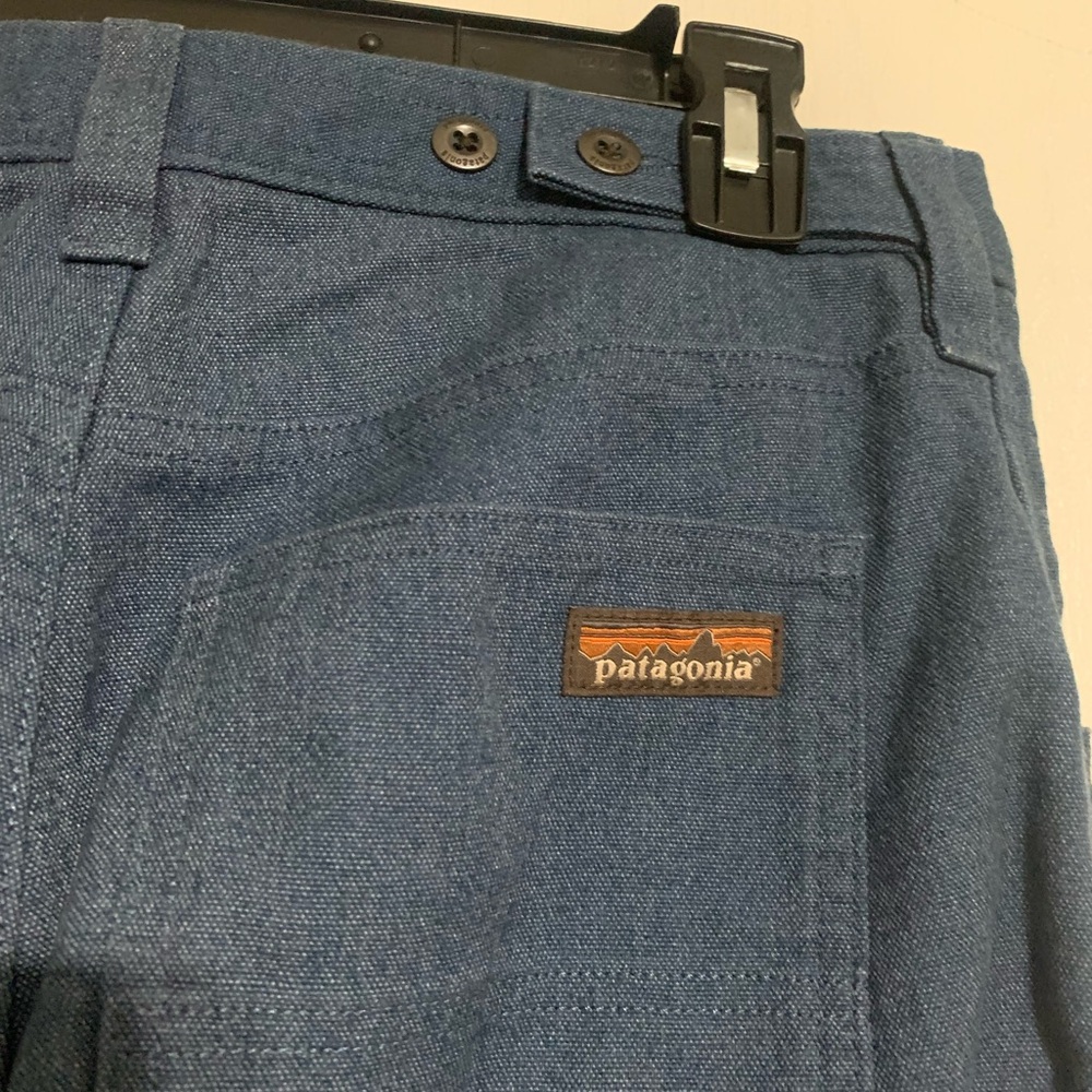 Patagonia Women's Straight Leg Pants in Navy Blue - Picture 5 of 7